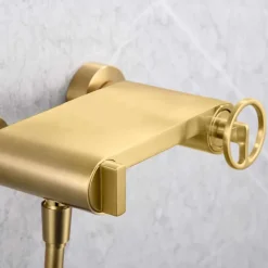 Robinet De Douche|Imex Products Mitigeur de Douche anti-calcaire Or Brossé IMEX OLIMPO BDC033-5OC