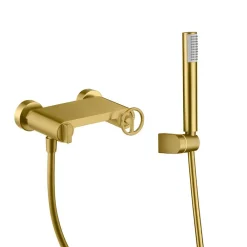 Robinet De Douche|Imex Products Mitigeur de Douche anti-calcaire Or Brossé IMEX OLIMPO BDC033-5OC