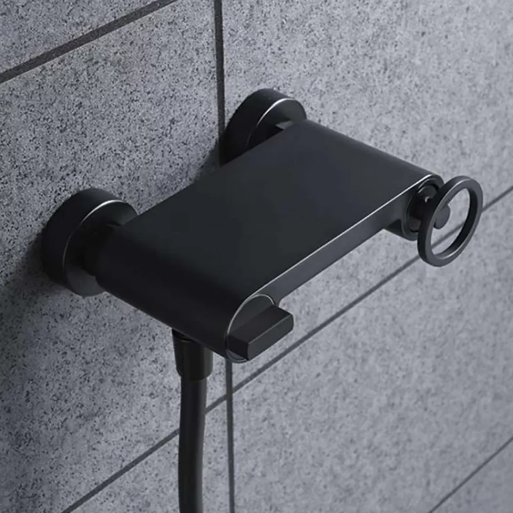 Robinet De Douche|Imex Products Mitigeur de Douche anti-calcaire Noir Mat IMEX OLIMPO BDC033-5NG