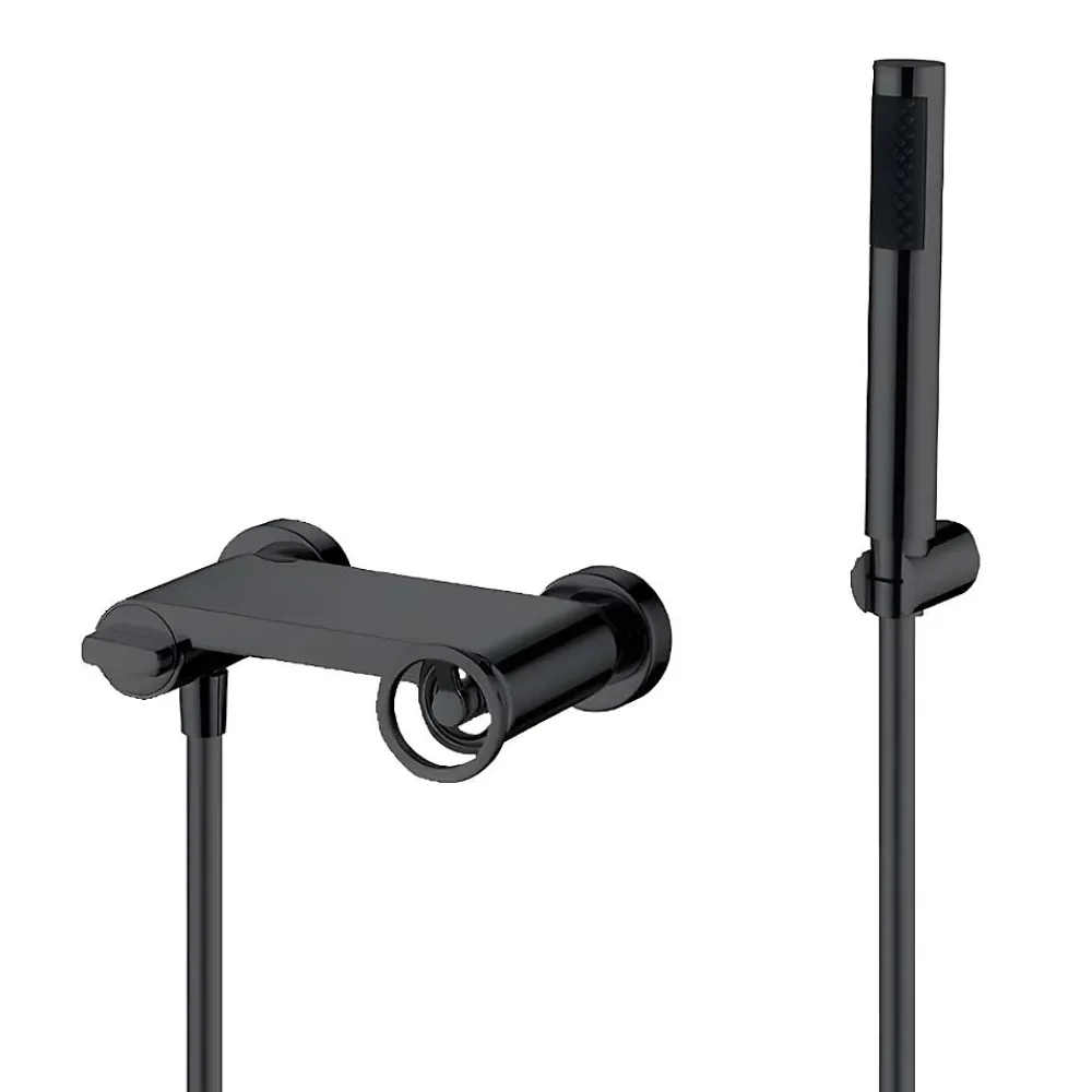 Robinet De Douche|Imex Products Mitigeur de Douche anti-calcaire Noir Mat IMEX OLIMPO BDC033-5NG