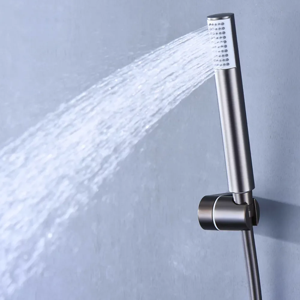 Imex Mitigeur de Douche anti-calcaire Black Gun Métal MONZA BDM039-5BGM