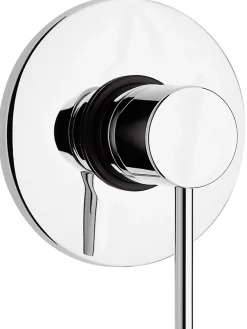 Kiamami Valentina Mitigeur De Douche Encastré Avec Plaque Extérieure Chromée - Salice