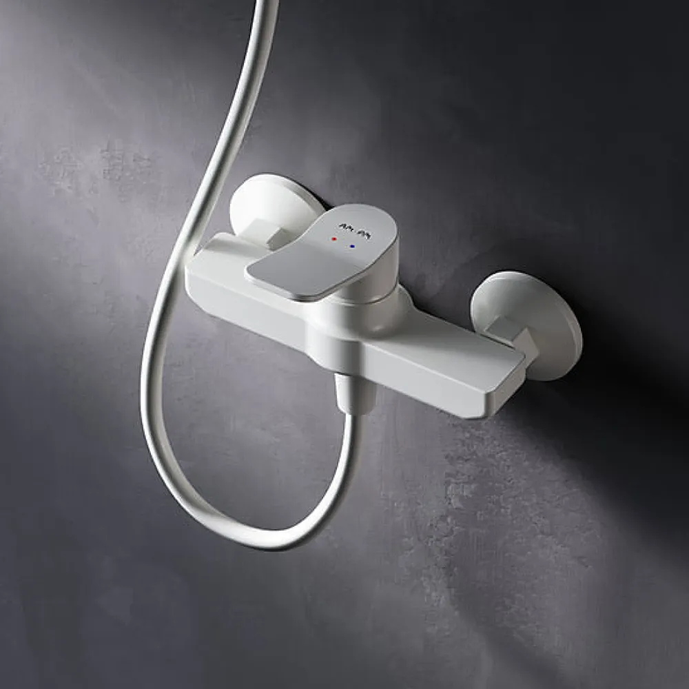 Am.Pm Europe Mitigeur de douche mécanique Robinet Salle de Bain Blanc, FXA20033 X-Joy AM.PM