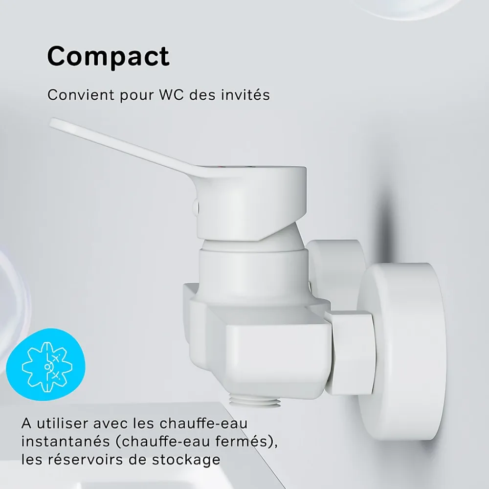 Am.Pm Europe Mitigeur de douche mécanique Robinet Salle de Bain Blanc, FXA20033 X-Joy AM.PM