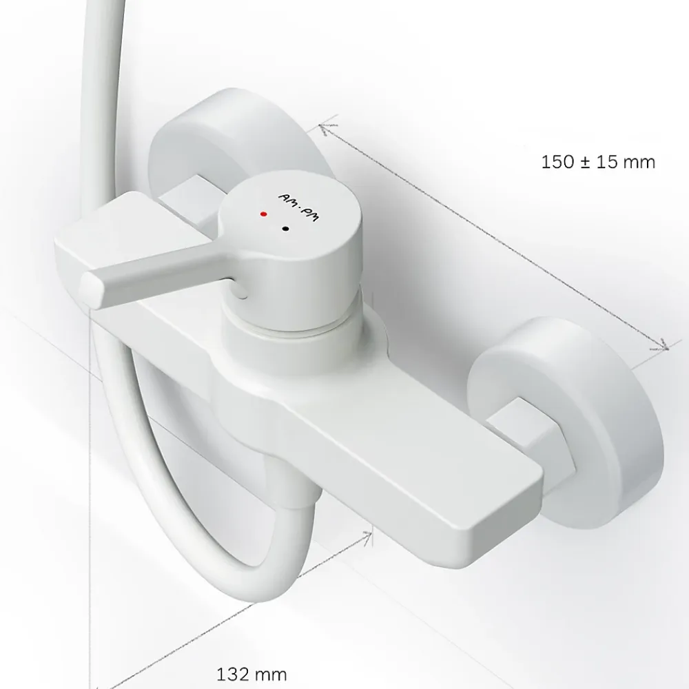 Am.Pm Europe Mitigeur de douche mécanique Robinet Salle de Bain Blanc, FXB20033 X-Joy S AM.PM