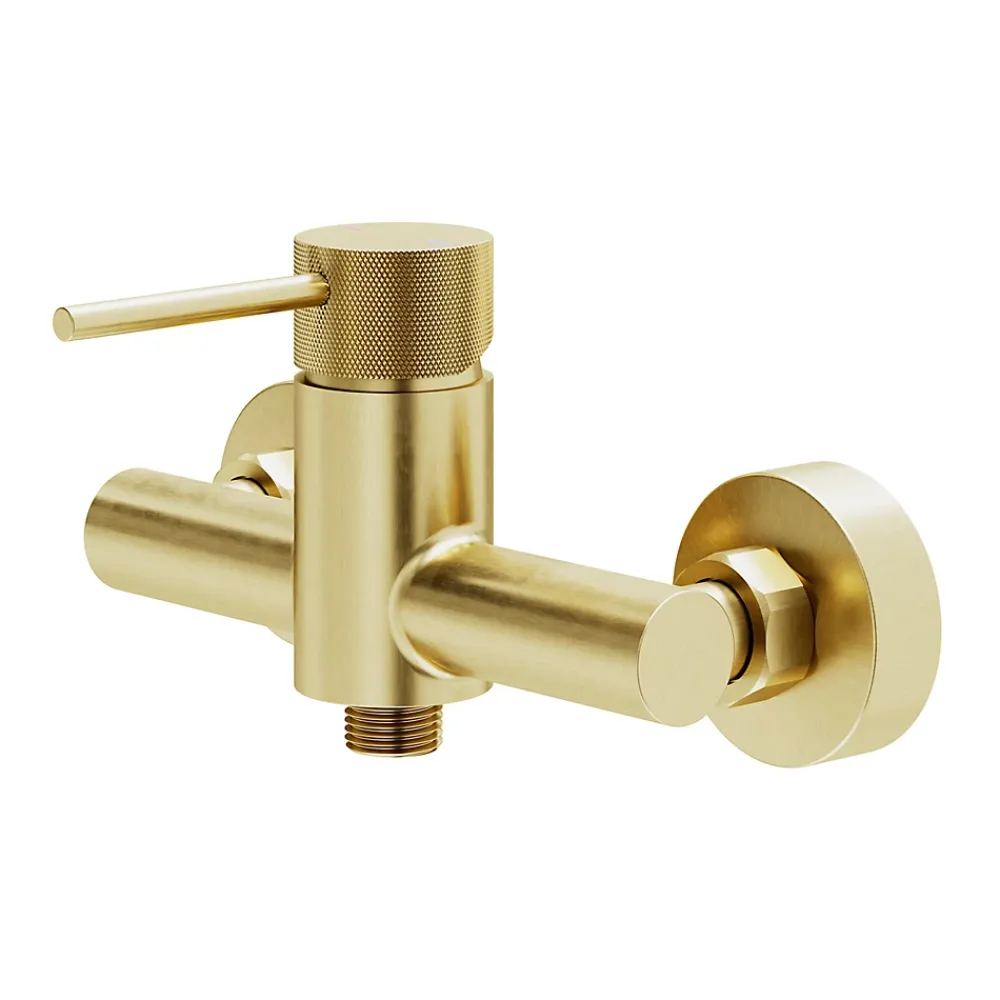 Robinet De Douche|GoodHome Mitigeur de douche mécanique, doré, Owens