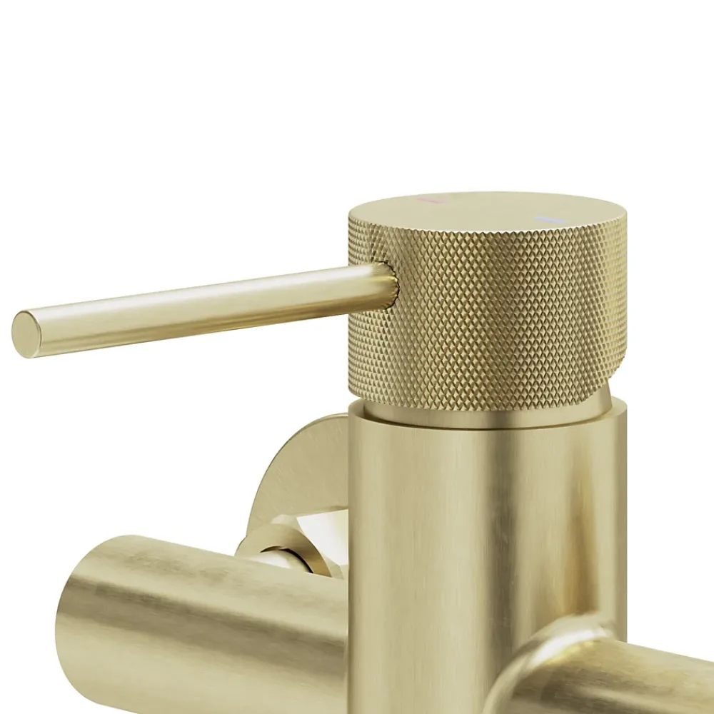 Robinet De Douche|GoodHome Mitigeur de douche mécanique, doré, Owens