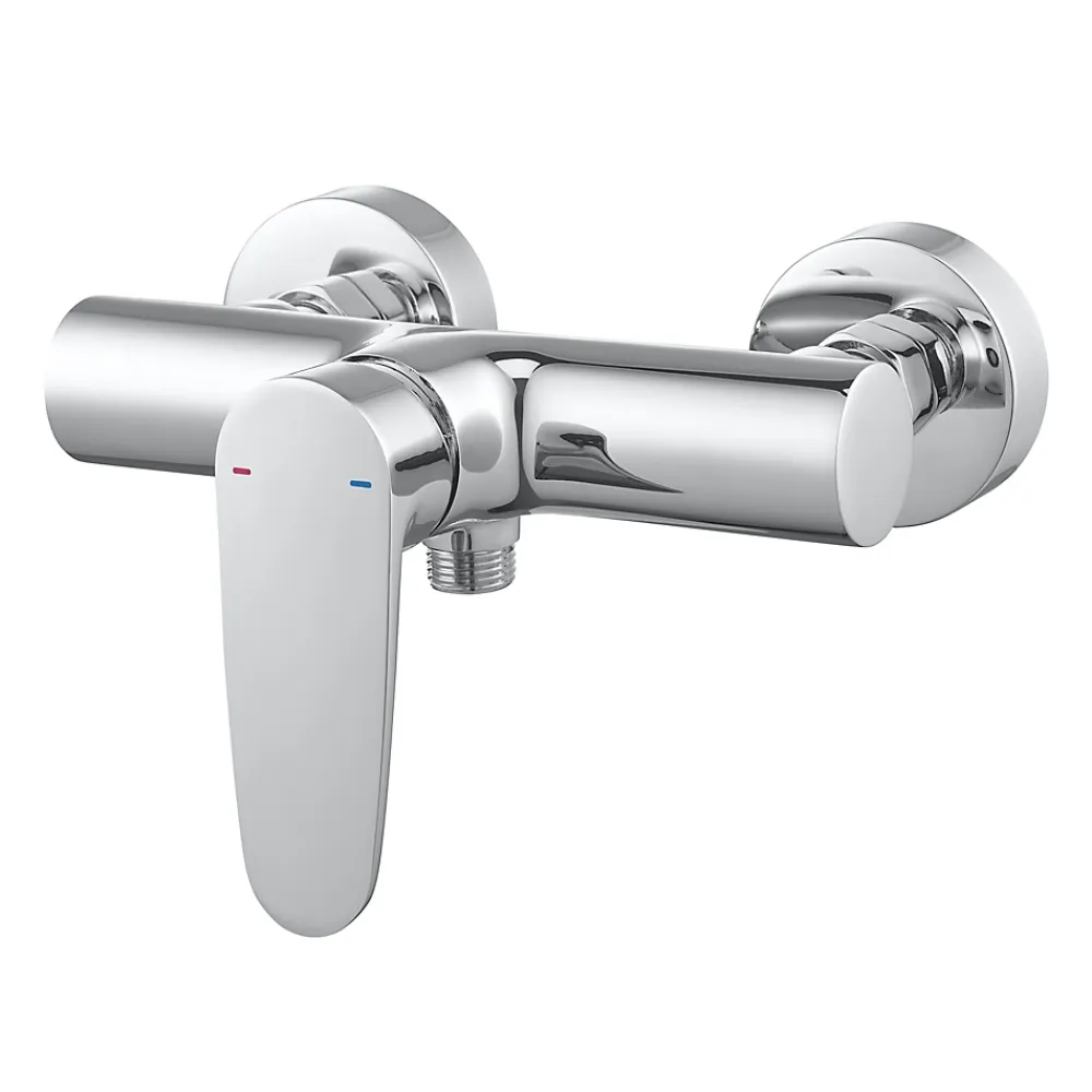 GoodHome Mitigeur de douche mécanique chromé Cavally