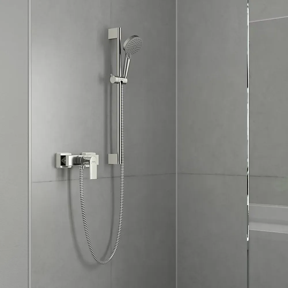 Robinet De Douche|Hansgrohe Mitigeur de douche mécanique Vernis Shape chromé