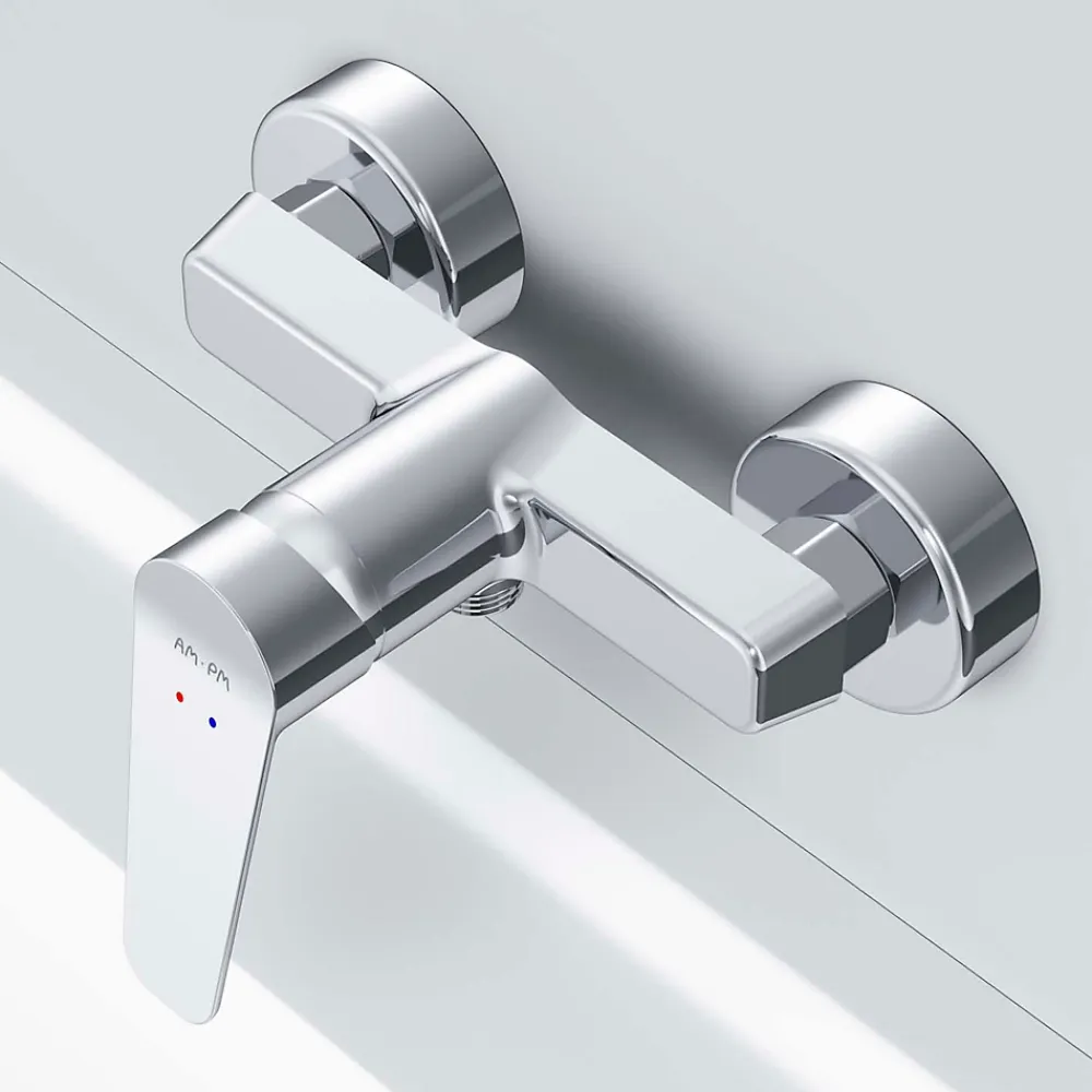 Robinet De Douche|Am.Pm Europe Mitigeur de douche mécanique Robinet Salle de Bain Chromé, FTA20000 Hit AM.PM