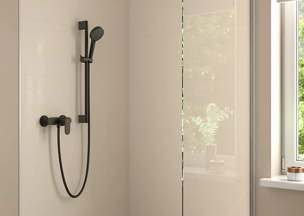 Robinet De Douche|Hansgrohe Mitigeur de douche mécanique noir mat Vernis Blend