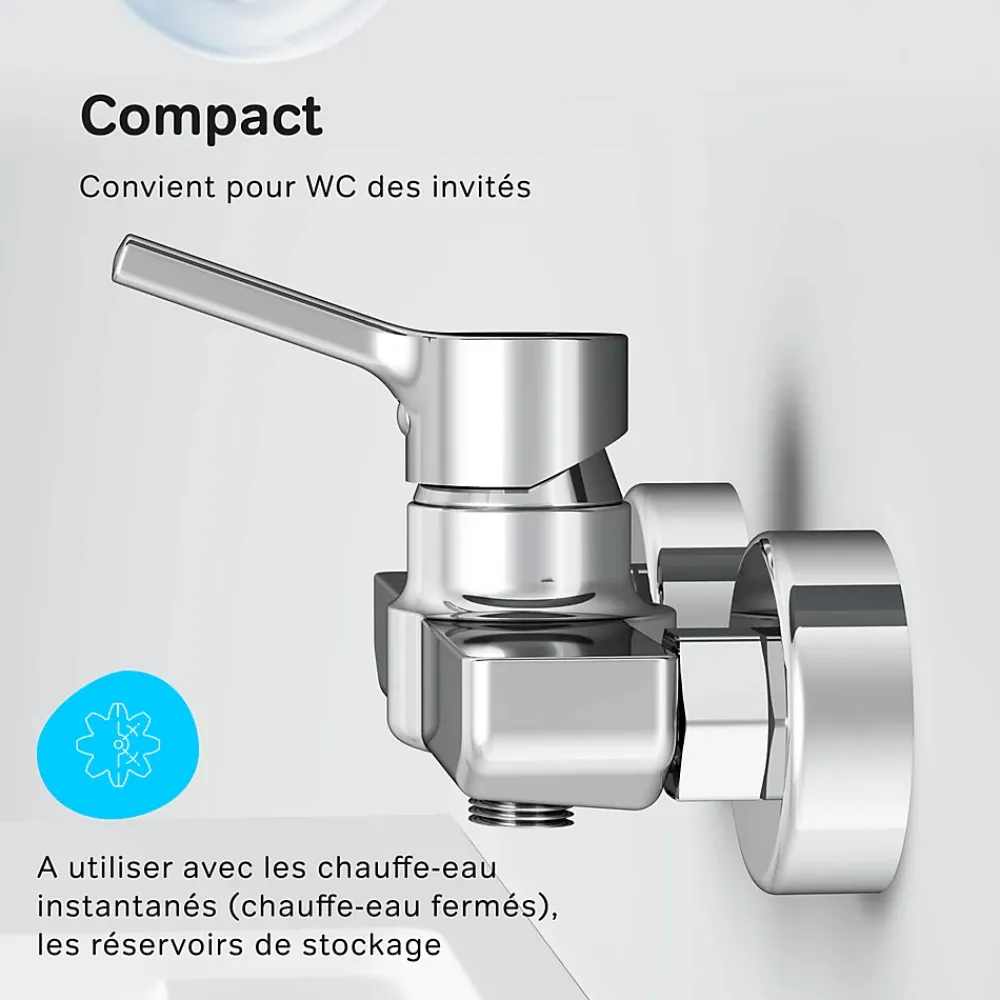 Am.Pm Europe Mitigeur de douche mécanique Robinet Salle de Bain Chromé, FXB20000 X-Joy S AM.PM