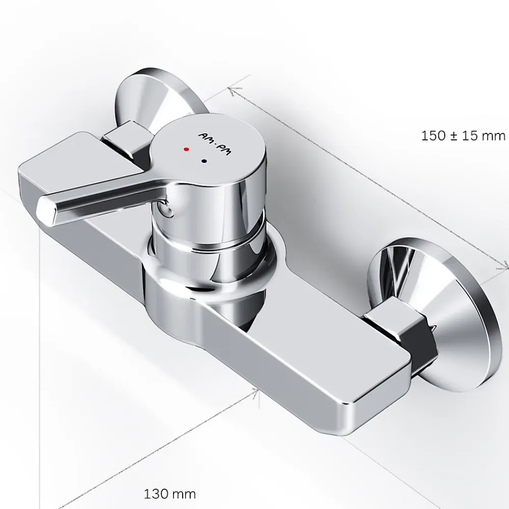 Am.Pm Europe Mitigeur de douche mécanique Robinet Salle de Bain Chromé, FXB20000 X-Joy S AM.PM