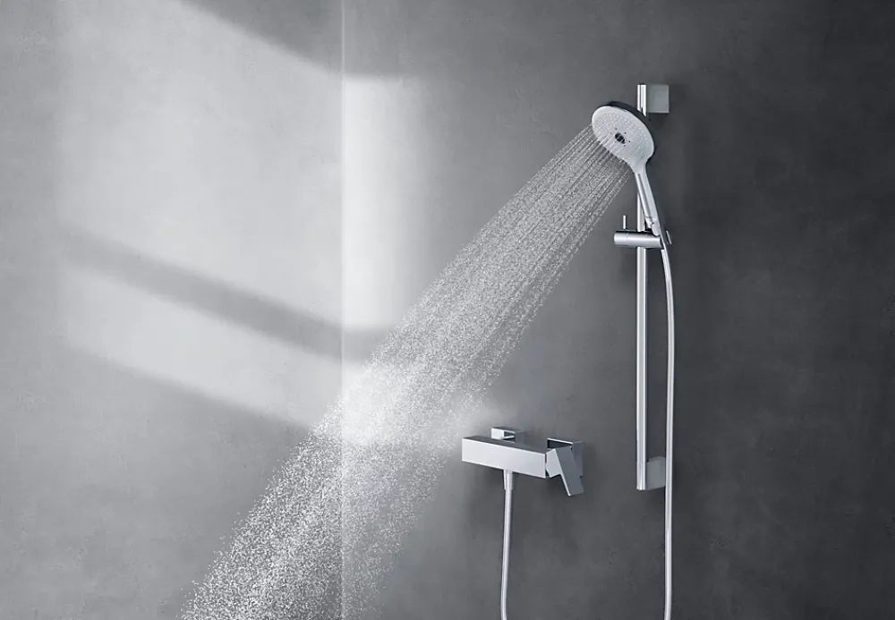 Duravit Mitigeur de douche monocommande Chrome - apparent - 1 sortie - 27,9x10,5x9,8cm - Manhattan