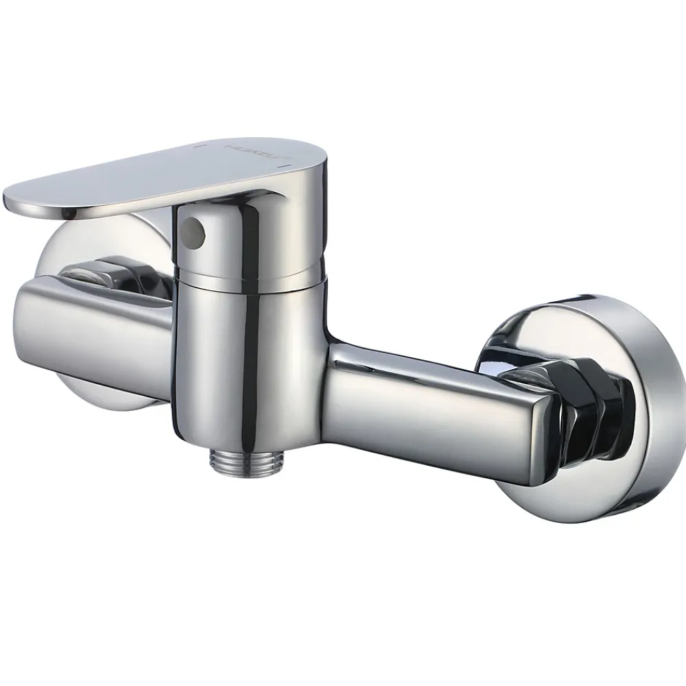 Robinet De Douche|Saniverre Mitigeur de douche mural NERO chromé -