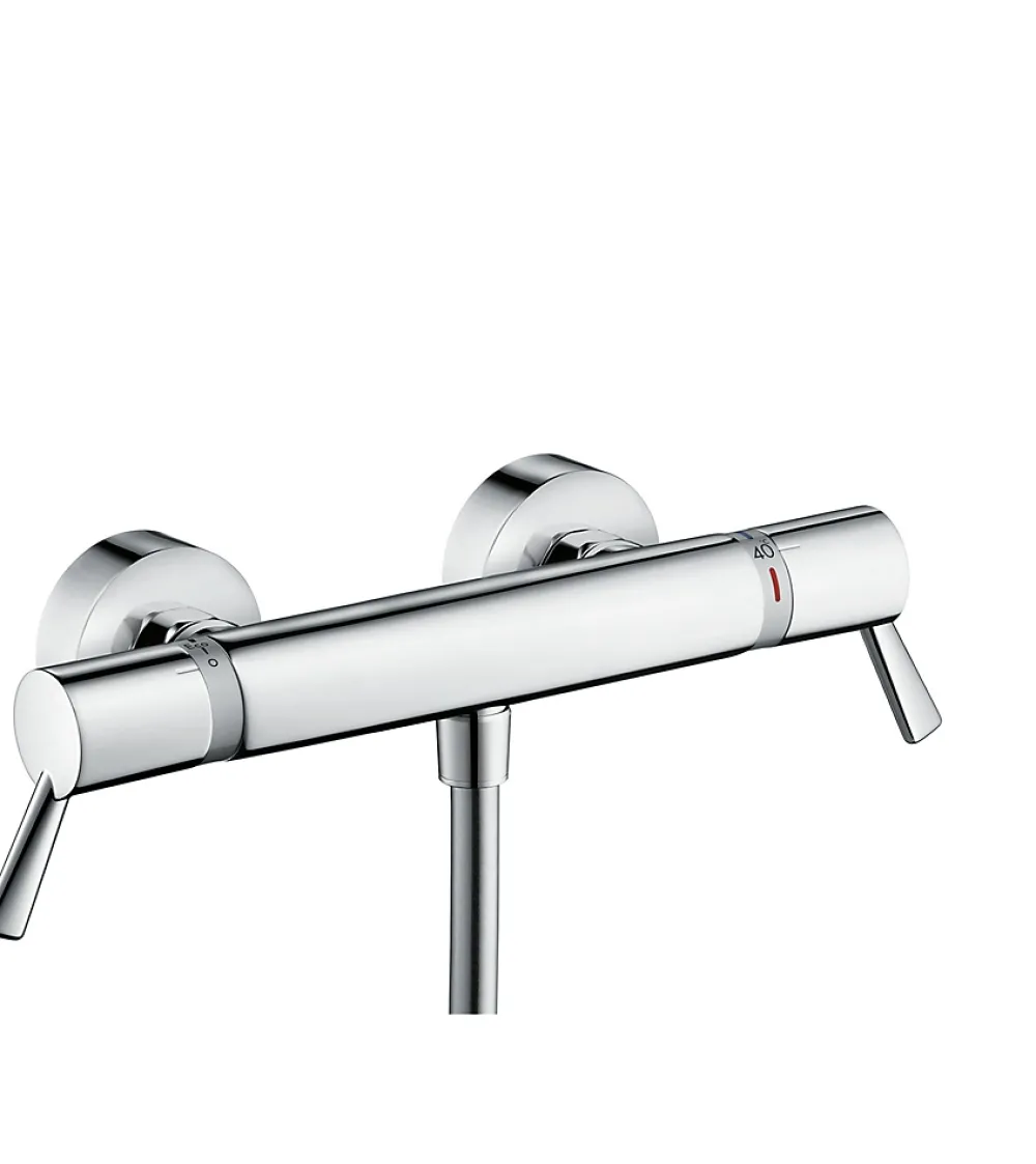Robinet De Douche|Hansgrohe Mitigeur de douche thermostatique Comfort Care, chrome, Ecostat