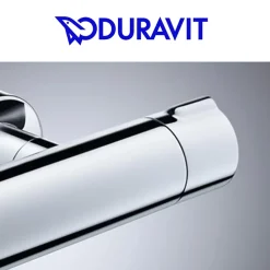 Robinet De Douche|Duravit Mitigeur de douche thermostatique 1000 doré poli
