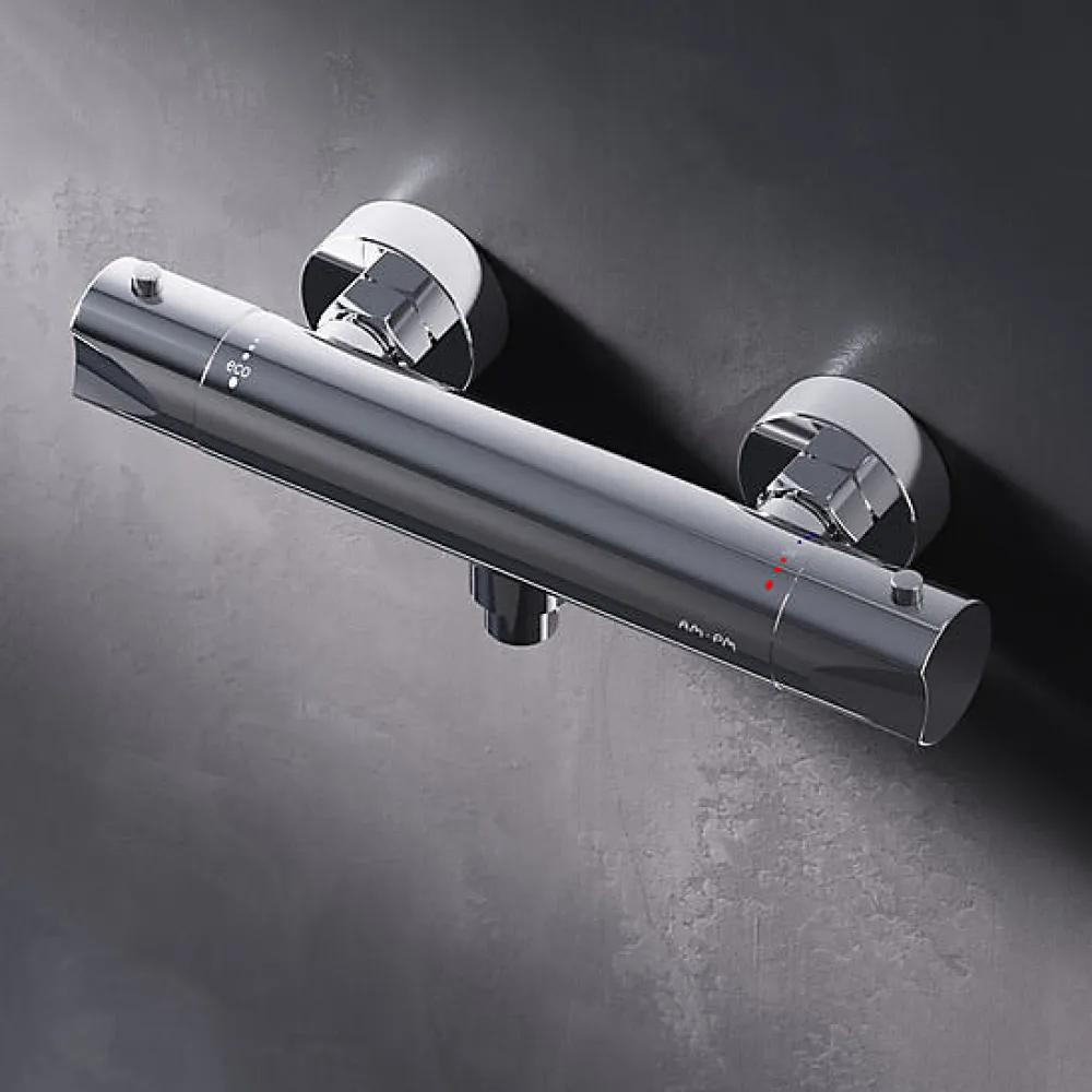 Am.Pm Europe Mitigeur de douche thermostatique Robinet salle de bain Chromé, FTA40000 Hit AM.PM