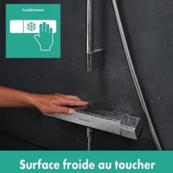 Robinet De Douche|Hansgrohe Mitigeur de douche thermostatique Ecostat E