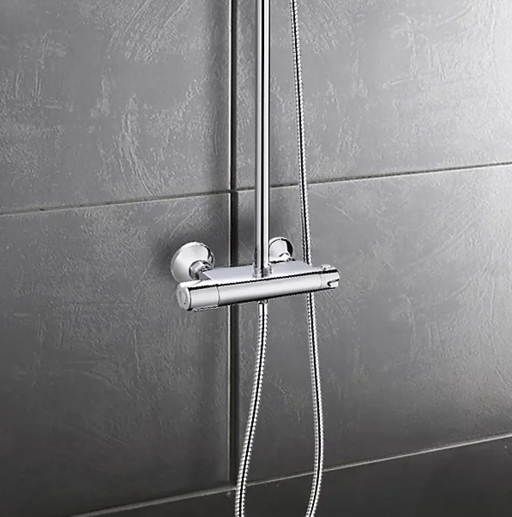 Edouard Rousseau Mitigeur de douche thermostatique chromé Breva