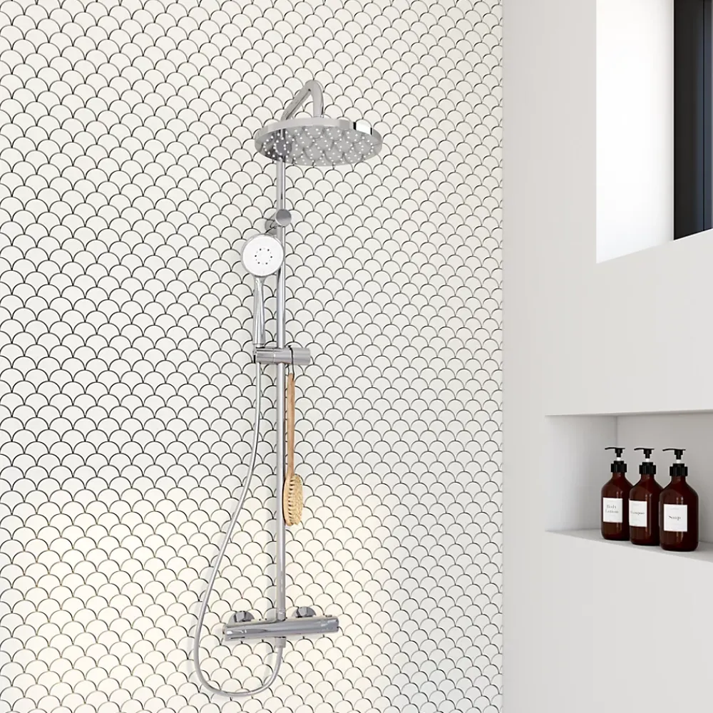 Edouard Rousseau Mitigeur de douche thermostatique chromé Breva