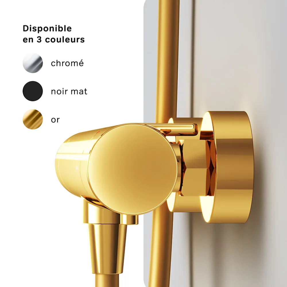 Robinet De Douche|Am.Pm Europe Mitigeur de douche thermostatique Robinet salle de bain, Doré FXA40099 X-Joy AM.PM