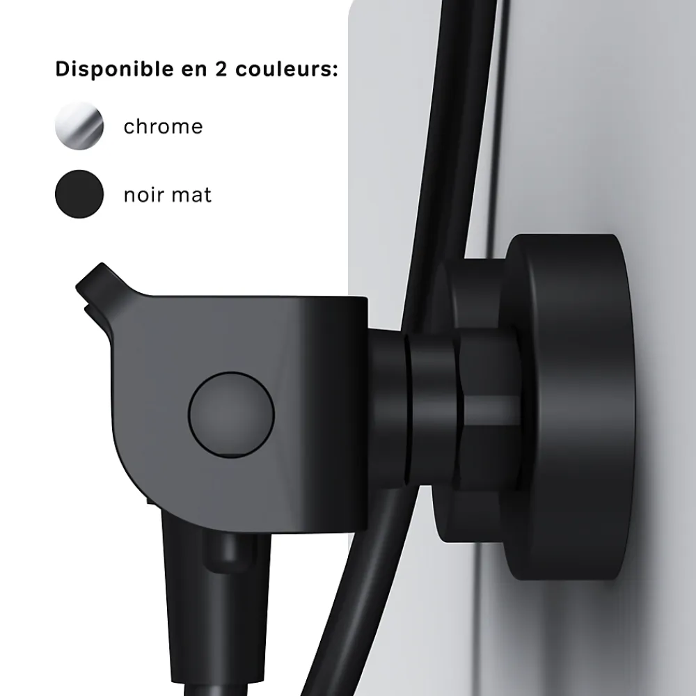 Am.Pm Europe Mitigeur de douche thermostatique Robinet salle de bain, Noir FNA40022 Flash AM.PM
