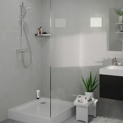 Hansgrohe Mitigeur de douche thermostatique avec douchette, flexible et barre réglable chrome Vernis Blend