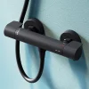 Am.Pm Europe Mitigeur de douche thermostatique Robinet salle de bain Noir, FXA40022 X-Joy AM.PM