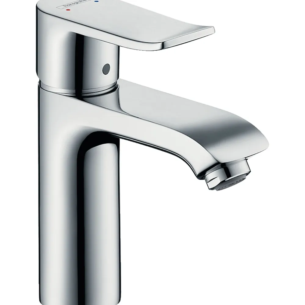 Hansgrohe Mitigeur de lavabo 110 avec tirette et vidage chromé Metris