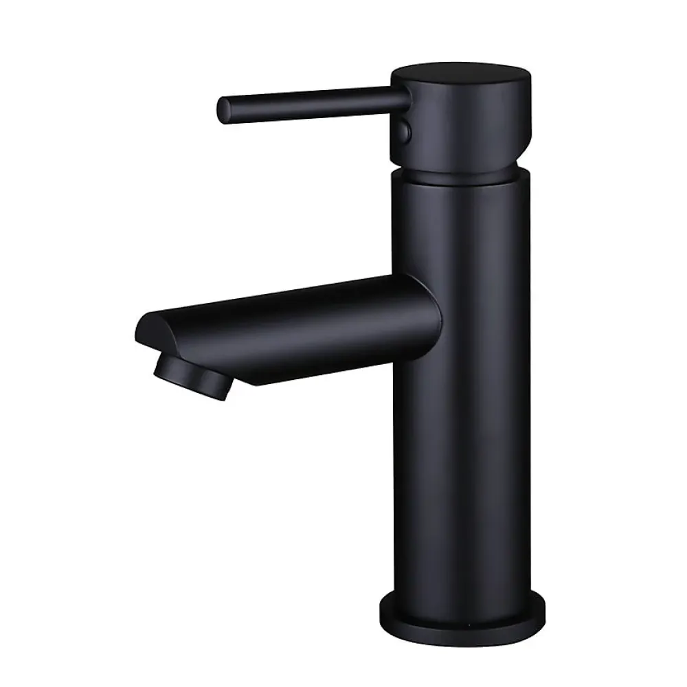 Kroos Mitigeur de lavabo à bec court Noir