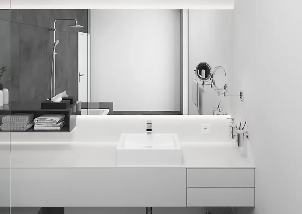 Robinet Lavabo Et Vasque|Hansgrohe Mitigeur de lavabo 190 Vernis Shape chromé