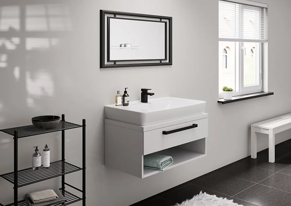 Hansgrohe Mitigeur de lavabo 70 Vernis Shape noir mat