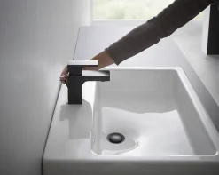 Hansgrohe Mitigeur de lavabo 70 Vernis Shape noir mat