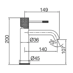 Robinet Lavabo Et Vasque|Imex Mitigeur de Lavabo Anti-Calcaire Bec Bas Or Brossé GENOVA BDG053-1OC