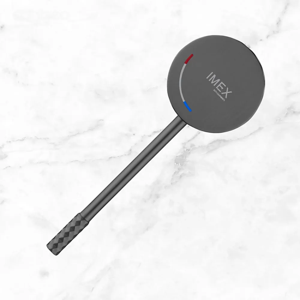 Robinet Lavabo Et Vasque|Imex Mitigeur de Lavabo Anti-Calcaire Bec Haut Black Gun Métal GENOVA BDG053-3BGM