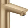 Hansgrohe Mitigeur de lavabo avec tirette et vidage bronze brossé, Talis E 110 EcoSmart