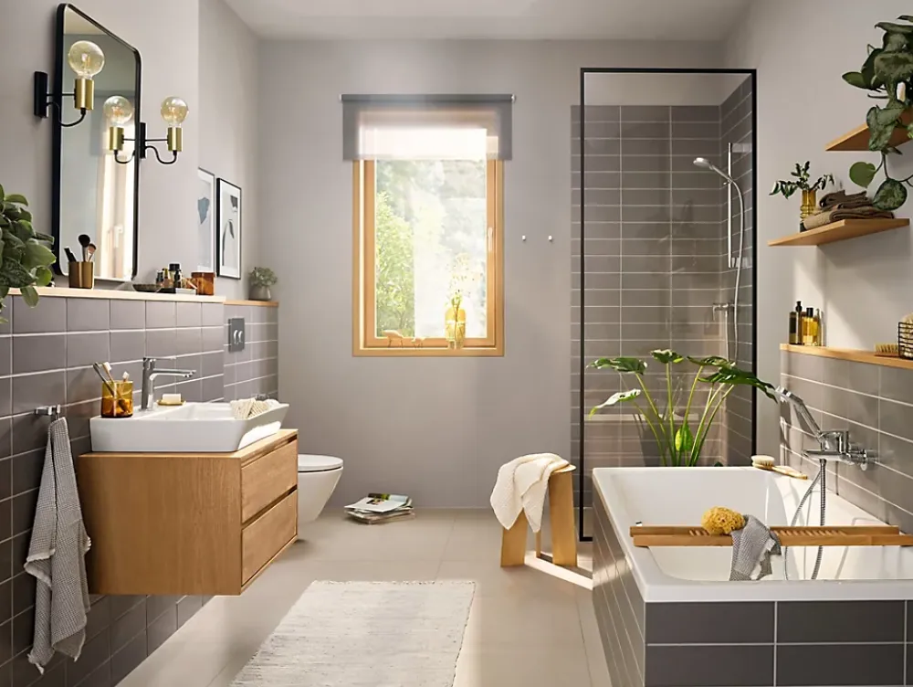 Robinet Lavabo Et Vasque|Hansgrohe Mitigeur de lavabo avec tirette et vidage chromé, Rebris E 110 CoolStart