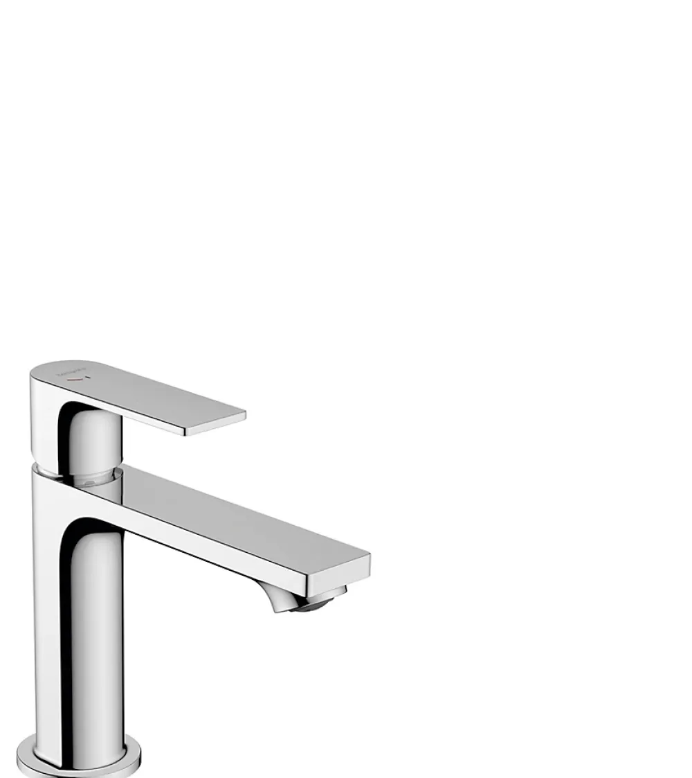 Robinet Lavabo Et Vasque|Hansgrohe Mitigeur de lavabo avec tirette et vidage chromé, Rebris E 110 CoolStart