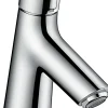 Hansgrohe Mitigeur de lavabo avec tirette et vidage chromé Talis S Ø4,6 x H.19 cm