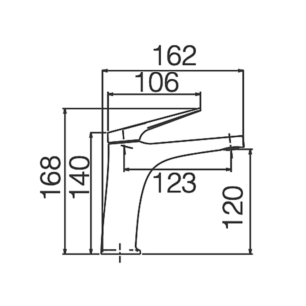 Robinet Lavabo Et Vasque|Imex Mitigeur de Lavabo Bec Bas Anti-Calcaire Or Brossé DELOS BDD055-1OC