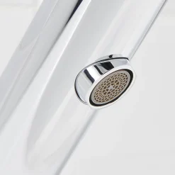 Robinet Lavabo Et Vasque|GoodHome Mitigeur de lavabo chromé Nya