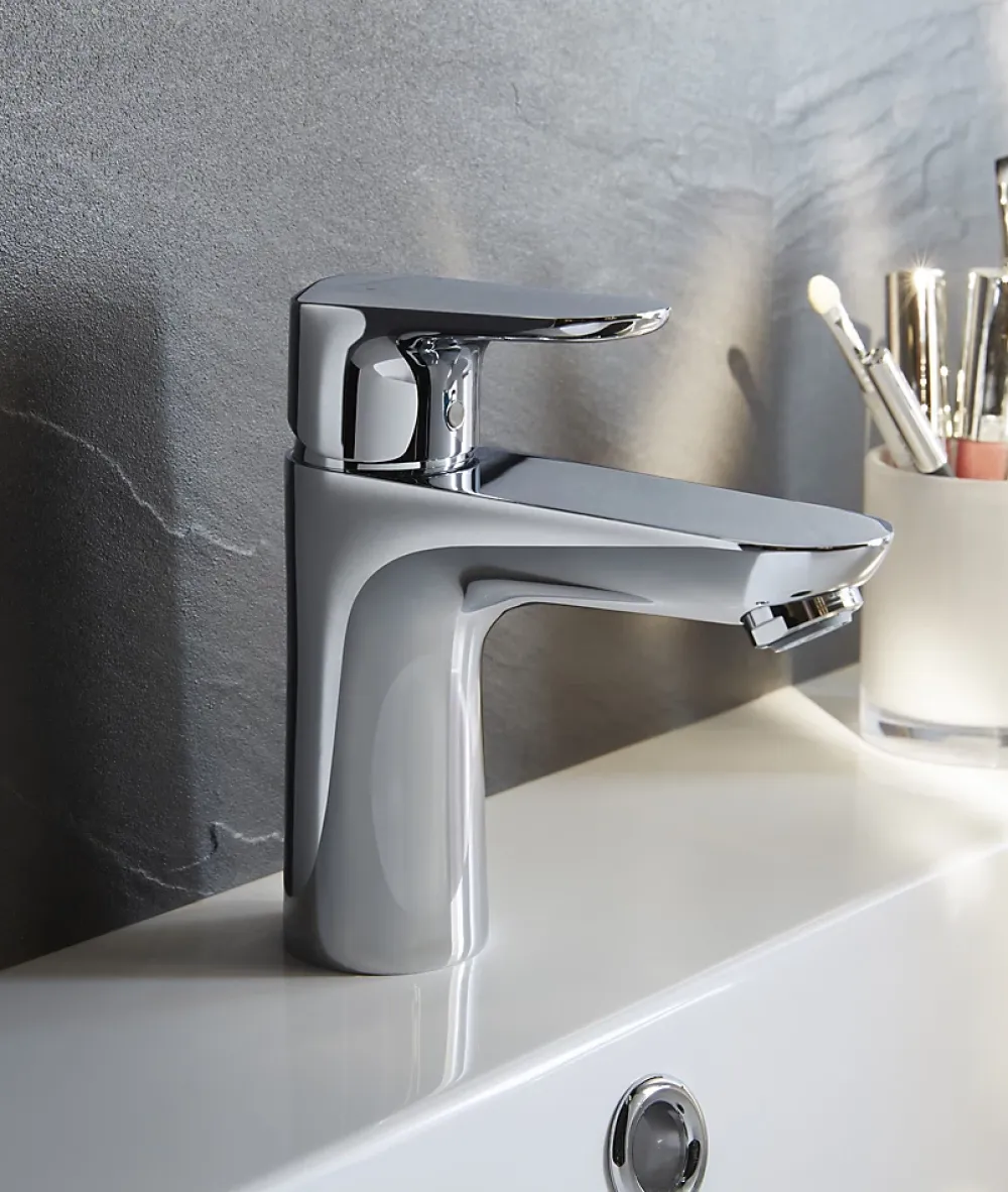 Robinet Lavabo Et Vasque|Hansgrohe Mitigeur de lavabo chromé Ecos L