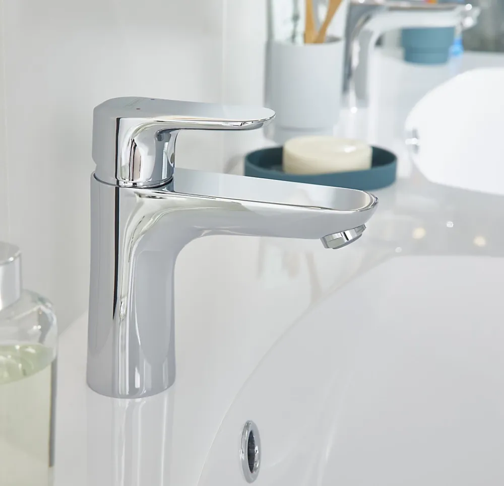 Robinet Lavabo Et Vasque|Hansgrohe Mitigeur de lavabo chromé Ecos L