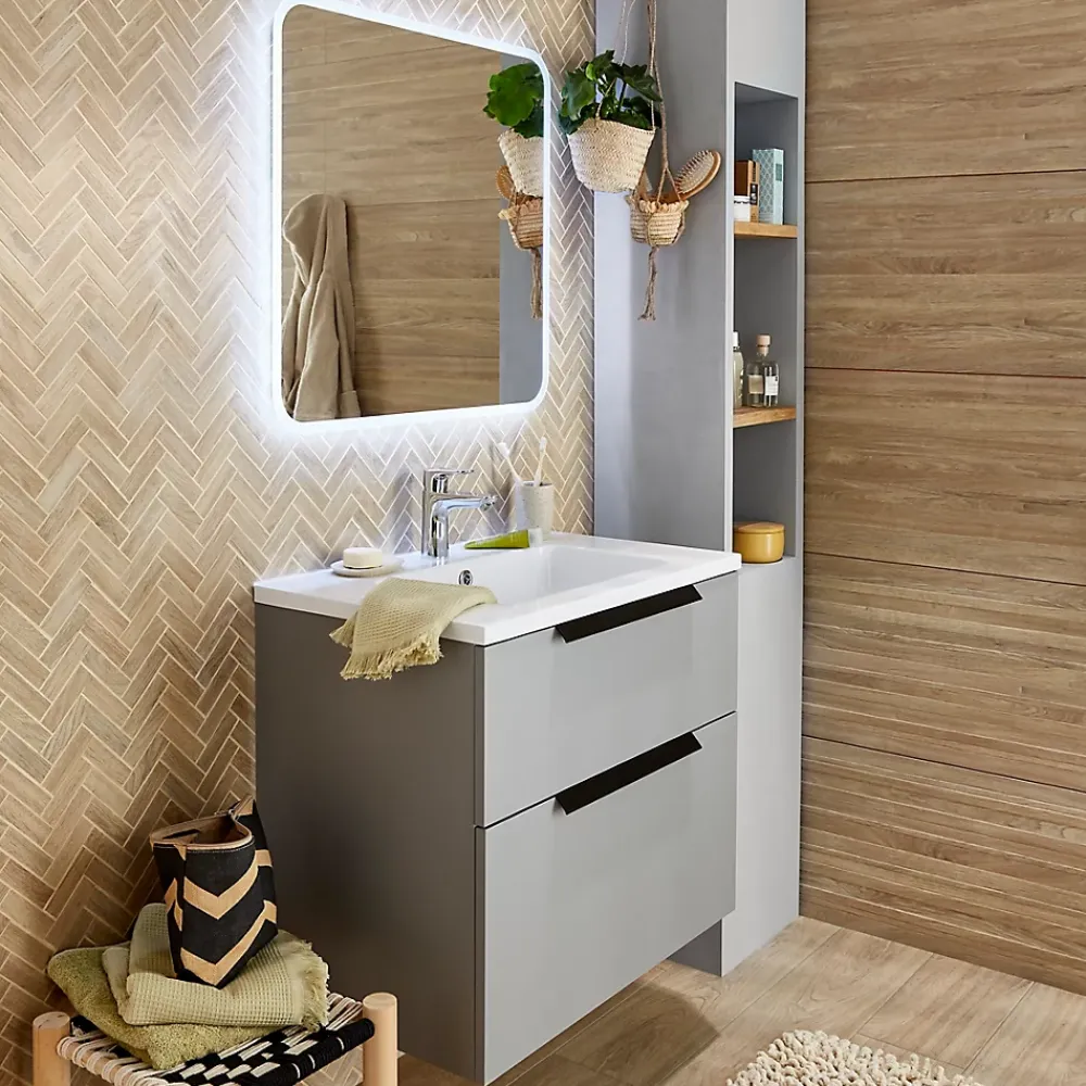 Robinet Lavabo Et Vasque|Hansgrohe Mitigeur de lavabo chromé Ecos L