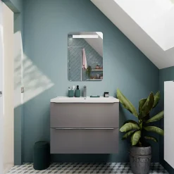 Robinet Lavabo Et Vasque|GoodHome Mitigeur de lavabo chromé Kolima