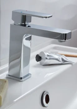 GoodHome Mitigeur de lavabo chromé Pazar