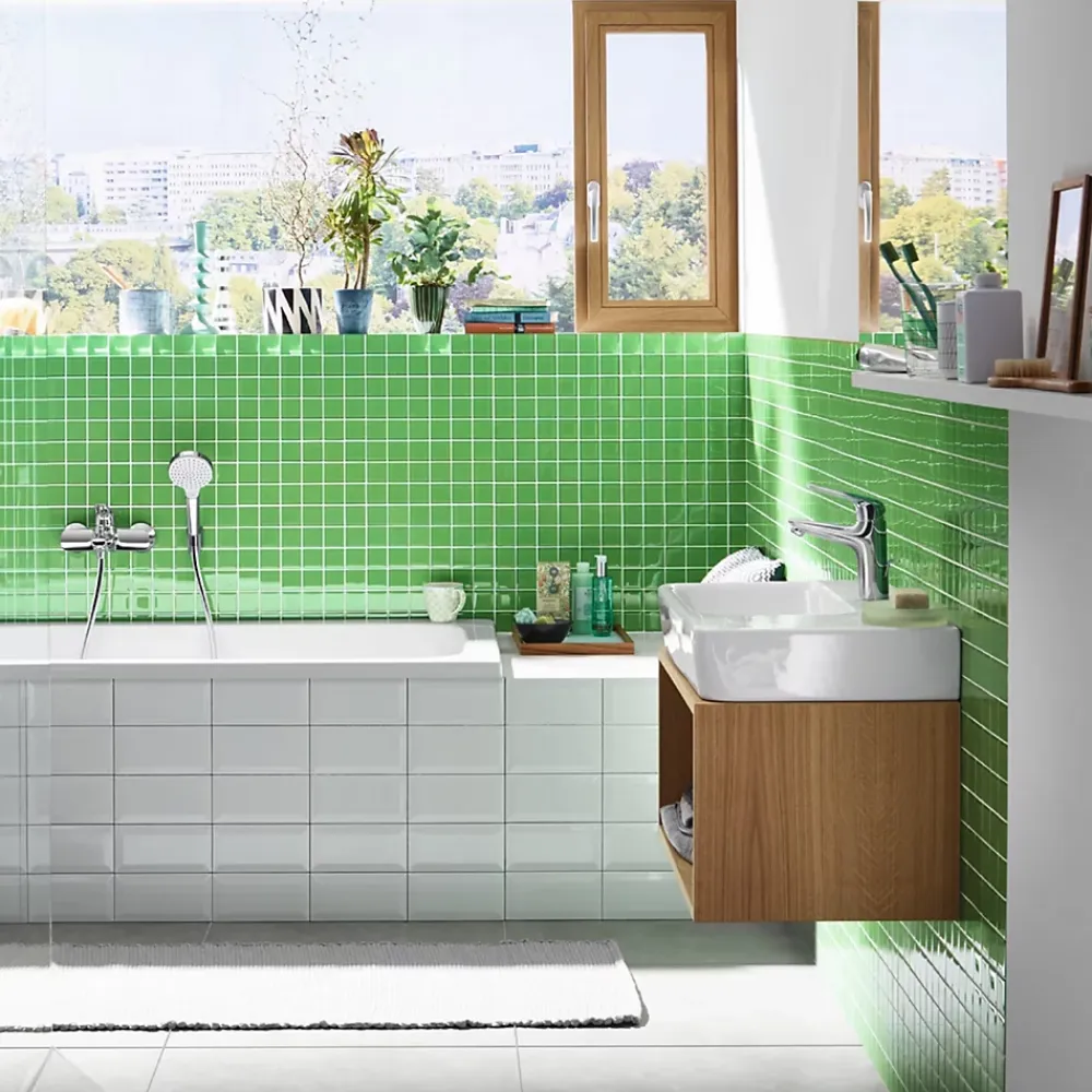 Robinet Lavabo Et Vasque|Hansgrohe Mitigeur de lavabo chromé Novus 100