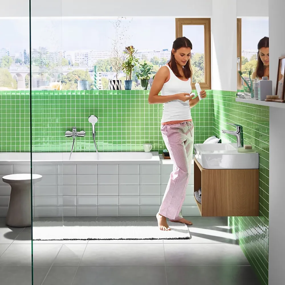 Robinet Lavabo Et Vasque|Hansgrohe Mitigeur de lavabo chromé Novus 100