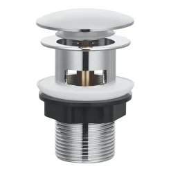 Robinet Lavabo Et Vasque|GoodHome Mitigeur de lavabo chromé taille S avec bonde clic-clac, Cavally